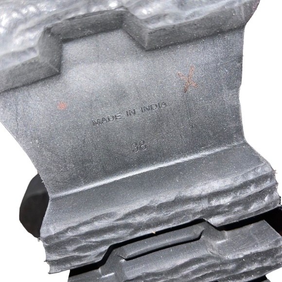 Free‎ People Hydra Huarache
Lugged Edgy Moto Zip Boots size 7.5 NWOB - Picture 7 of 10